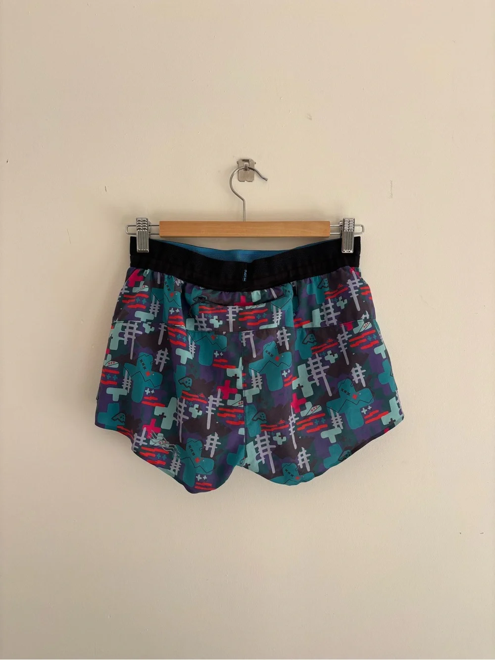 Janji Abstract Teal & Purple Athletic Shorts